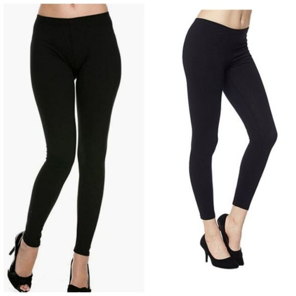 Black Ultra Soft Brushed Leggings - Picture 12 of 12